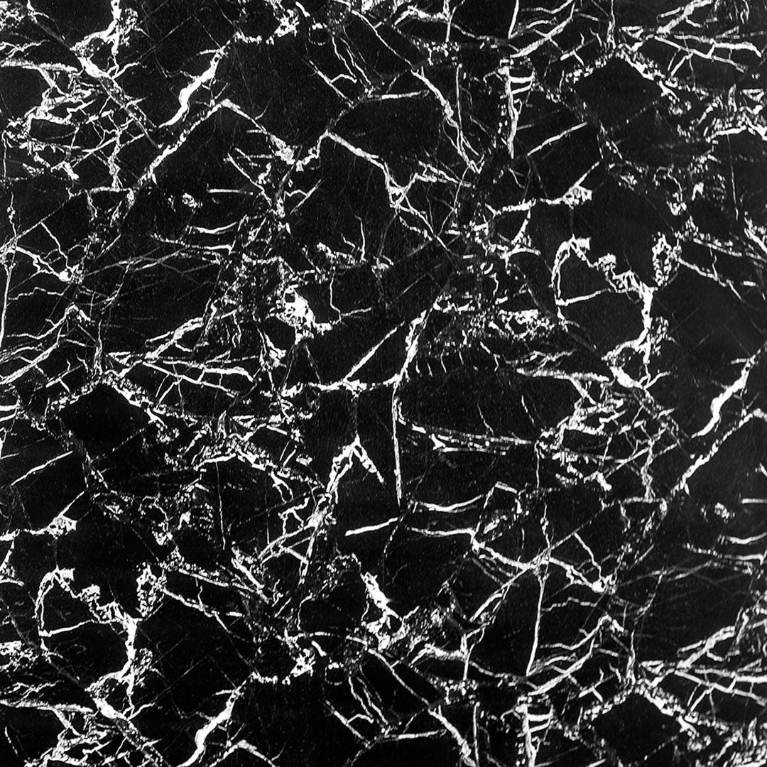 Marmorplatte Black White Stone 260x122