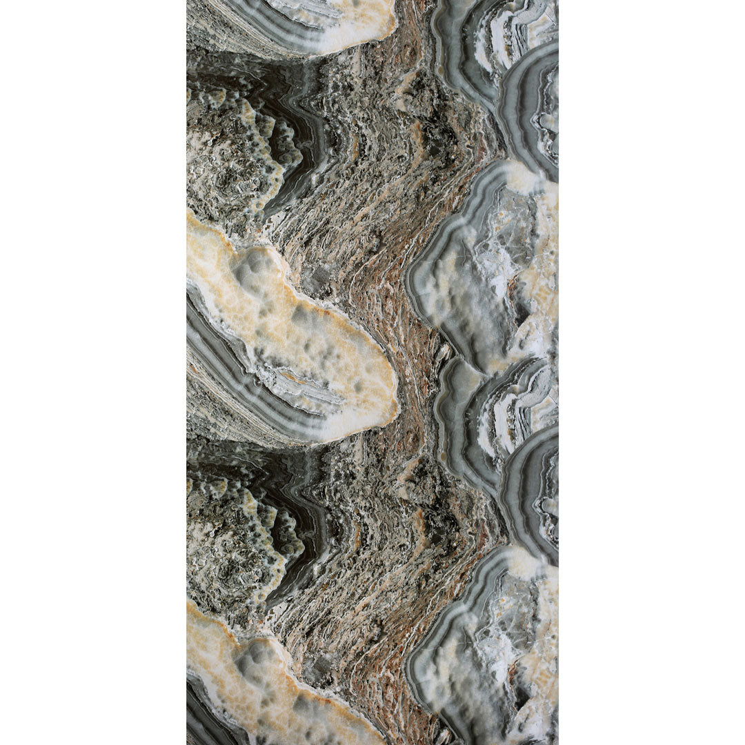 Marmorplatte Onyx Green Stone 260x122